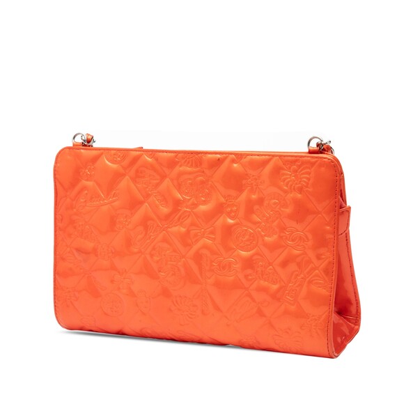 Auth Chanel Quilted Embossed Patent #230499C79B - Picture 2 of 7